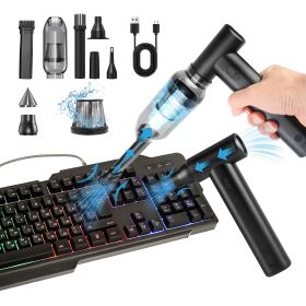 1Set Compressed Air Duster Brushless Motor 250000RPM Stepless Variable Speed 1WmAh Battery Cordless Dust Blower Vacuum Cleaner Portable Jet Dry Blower