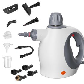 Handheld Steam Cleaner With Safety Lock, 500 Ml Large Water Tank 12 Piece Accessory Set Deep Cleaning Multiple Surfaces For Kitchen, Bathroom, Car,  O