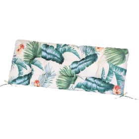 1Pc Bench Seat Cushion For Indoor Outdoor Furniture Water-Resistant Or Non-Water-Resistant Options 8CM Or 10CM 51.18 X 19.68IN For Garden Patio Balcon (Option: Waterproof 8CM Hawaii)